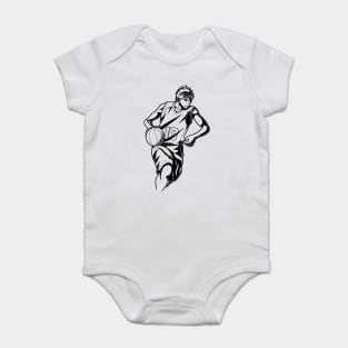 Taiga Kagami in Action Line Art Baby Bodysuit